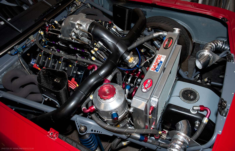 Illustration for article titled "Red Victor 3", UK Self-declared Fastest Road Legal Car In The World.